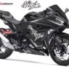 Decal Stiker NINJA 250 R FI Black Panther+Stiker Velg